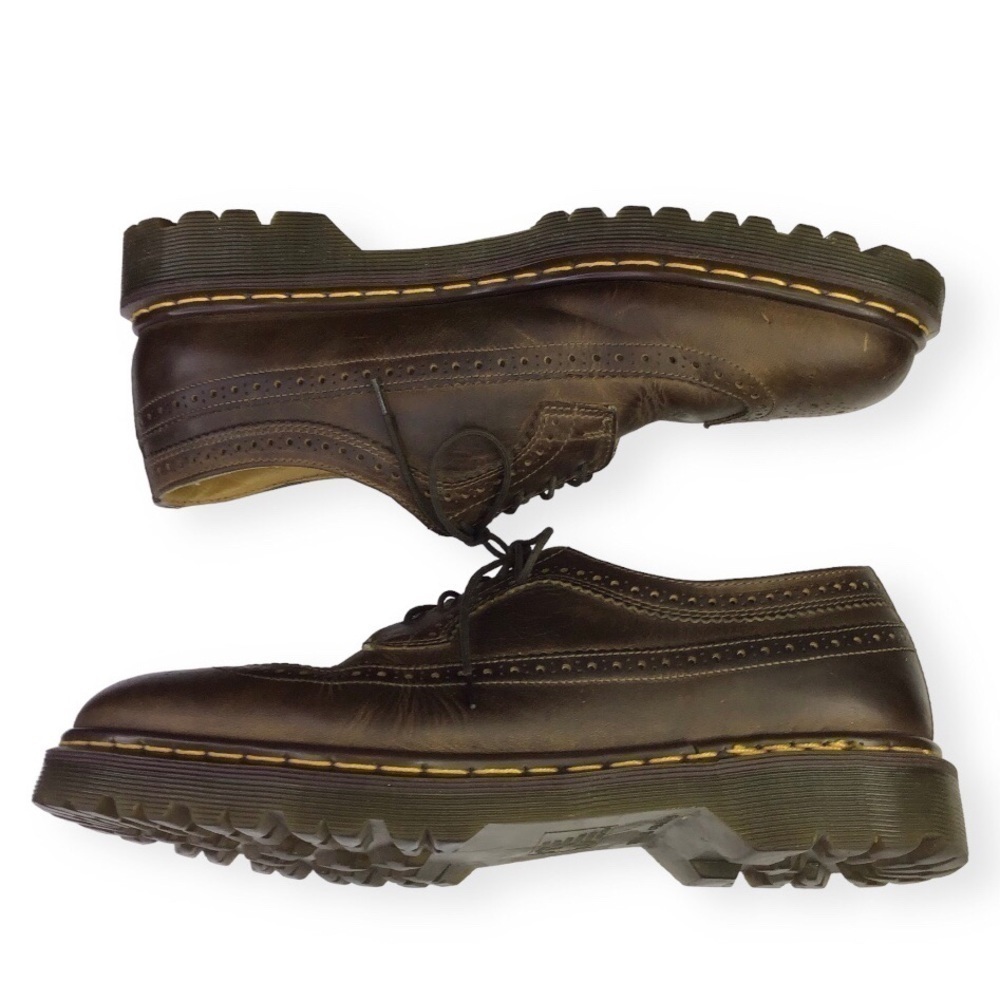 Vintage Doc Marten Made in England Wingtip Oxford Shoes Size UK 12.